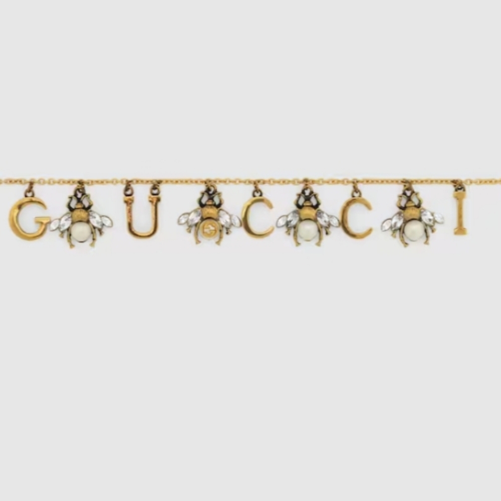 Gucci Interlocking G Bee Charm Bracelet - Picture 3 of 4